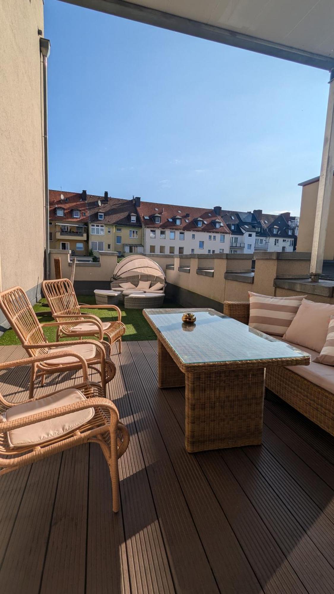 Imposante Whg - Zentral - Dachterrasse - Parken - Aufzug Hagen  Ngoại thất bức ảnh